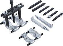 lagertrekker set 14 delig - lagerschaalset - pulley trekker - poelietrekker - naaftrekker - tandwieltrekset 