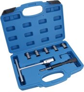 8 delige diesel verstuiverzitting reiniger -&nbsp;injector cleaner - verstuiver zitting schoonmaak set - koolstof frees - freesset