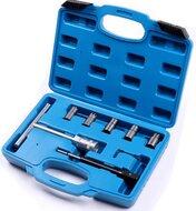 8 delige diesel verstuiverzitting reiniger -&nbsp;injector cleaner - verstuiver zitting schoonmaak set - koolstof frees - freesset