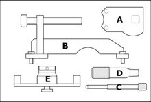 opel - vauxhall - saab -&nbsp;gm&nbsp;2.0 en 2.2 dti&nbsp;ecotec diesel blokkeerset - installeren en verwijderen nokkenas