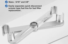 airco en brandstof leidingen demontage set - ontkoppel slangen set - brandstofleiding ontkoppeling - oliekoelerslangen 