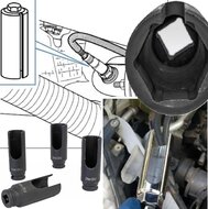 4 delig 25 -27 - 29 - 30 mm diesel injector doppen set - common rail injectordop - dieselverstuiver dop&nbsp;- brandstofsproe