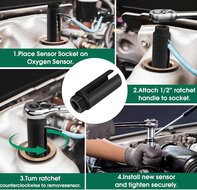 4 delig 25 -27 - 29 - 30 mm diesel injector doppen set - common rail injectordop - dieselverstuiver dop&nbsp;- brandstofsproe