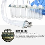 31 delig&nbsp;diesel injectie tester cdi&nbsp;motoren - commonrailtester - injectoren tester - terugloopteseter - diesel fl