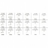 Kabelschoen set&nbsp;150 delig -&nbsp;kabelschoenen -&nbsp;krimpschoen -&nbsp;amp stekker