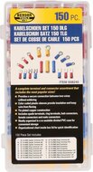 Kabelschoen set&nbsp;150 delig -&nbsp;kabelschoenen -&nbsp;krimpschoen -&nbsp;amp stekker