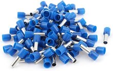 100 delig adereindhuls set - kabelschoen pen - blauw - 2.5mm&sup2; - kabelconnector - connector&nbsp;