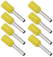 100 delig 6 mm adereindhuls geel - kabelschoen pen - adereind kabelschoenen - connector - connectoren
