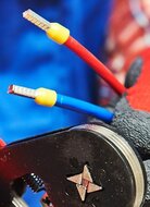 100 delig 6 mm adereindhuls geel - kabelschoen pen - adereind kabelschoenen - connector - connectoren