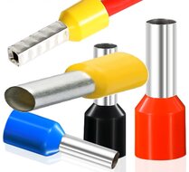 100 delig 6 mm adereindhuls geel - kabelschoen pen - adereind kabelschoenen - connector - connectoren