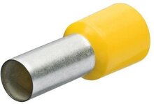 100 delig 6 mm adereindhuls geel - kabelschoen pen - adereind kabelschoenen - connector - connectoren