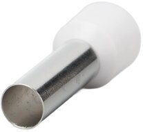 100 delig 0.5mm2 adereindhuls wit&nbsp;- kabelschoen pen - adereind hulzen - connectorpin - pennen