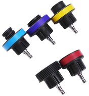 24 delige radiatortester - koelsyteem druktester - coolsysteem tester - vacuumtester - kacheltester - radiator tester