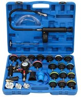 24 delige radiatortester - koelsyteem druktester - coolsysteem tester - vacuumtester - kacheltester - radiator tester