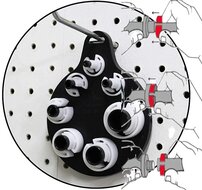 7 delig airco en brandstof leidingen demontage set - ontkoppel klemmen voor leiding connectors - kunstof adapterset disconnecto