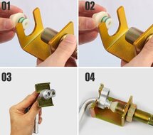 airco spoel adapter set - spoeladapters - airco reinigingsadapters - airco lek reparatie adapaters - airconditioning verbinding