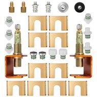 airco spoel adapter set - spoeladapters - airco reinigingsadapters - airco lek reparatie adapaters - airconditioning verbinding