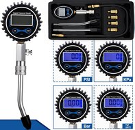 8 delig 0 tot 14 bar digitale benzine compressietester - compressiemeter - brandstofdrukmeter - druktester&nbsp;
