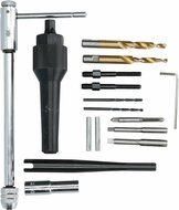 M8 en M10 gloeibougie verwijderingsset - reparatie set gloei bougies - uitboorset glowplug - uittrekset gloeibougies
