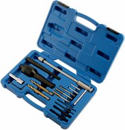 M8 en M10 gloeibougie verwijderingsset - reparatie set gloei bougies - uitboorset glowplug - uittrekset gloeibougies