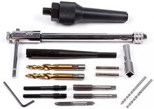 M8 en M10 gloeibougie verwijderingsset - reparatie set gloei bougies - uitboorset glowplug - uittrekset gloeibougies