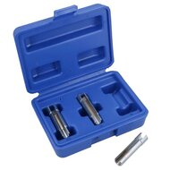 3 delige gloeibougie met zijsleuf verwijder set - bougie doppen set - glowplug socket - gloeibougiedoppen - gloeistift demontag