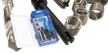 m8x1.25 draadreparatie set - helicoil set - schroefdraad reparatieset - helicoils - schroefdraadherstel set