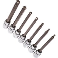 lange inbusdoppen set - 7 delige inbus doppen - engelse maten - satra