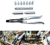 11 delig&nbsp; klepsteel afdichtrubber tang set - klepsteel afdichting set - klepstootrubber tang - kleppensealtang