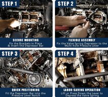 klepveer demontage en montage set pneumatisch - klepveertang - kleppentang met klepsealtang&nbsp;