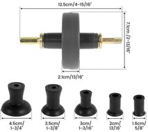klepslijper met boorkop bevestiging - klep slijper - kleppenslijper - klepslijper - satra
