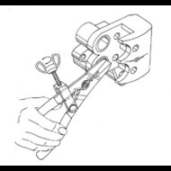 motorfiets remzuiger demontage tang - rem zuiger tang - zuigerveertang - remzuigertang motorfiets