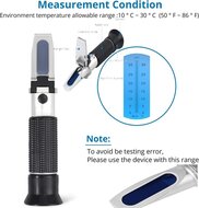 refractometer - accuzuur meter - antivries meter - zuurgraatmeter - suikergehalte meter&nbsp;- vloeistofmeetinstrument