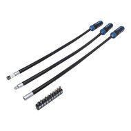 flexibele schroevendraaier set - 13 delige bit schroevendraaierset - schroevendraaiers - satra