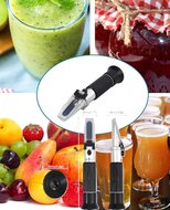 refractometer - accuzuur meter - antivries meter - vloeistofmeter - zuurgraatmeter - suikergehalte meter