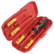 ge&iuml;soleerde schroevendraaier set - elektra schroevendraaiers 1000 volt - verwisselbare schroevendraaiers - satra