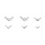 vleugelmoer assortiment 150 delig - vlindermoer m4-m10 - oormoer - handmoer set - asta