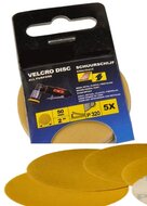 5 velcro schuurschijven p320 50 mm - schuurpapier - schuurpads 5 cm -&nbsp;korrel 320 schuur pads lucht poets en schuurmachin