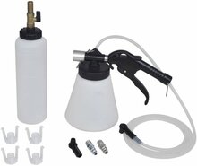 remontluchter handbediend - 1 liter met opvangfles - rem ontluchting set - rem vacu&uuml;m set