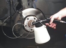 remontluchter handbediend - 1 liter met opvangfles - rem ontluchting set - rem vacu&amp;#x00fc;m set