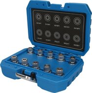 10 dlg bmw montage en demontageset voor wielbouten -&nbsp;&nbsp;wielmoeren dop - wielboutmoer set met gat -&nbsp;Wielmoer