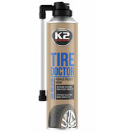 k2 bandenreparatie spray 500ml - lekke band pechspray - lege band reparatie spuitbus - dichting middel