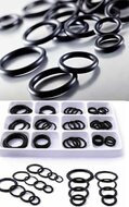 50 delig o-ringenset - o-ringen - 12 verschillende maten - afsluitringen - rubberringen