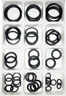 50 delig o-ringenset - o-ringen - 12 verschillende maten - afsluitringen - rubberringen