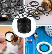 50 delig o-ringenset - o-ringen - 12 verschillende maten - afsluitringen - rubberringen