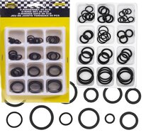 50 delig o-ringenset - o-ringen - 12 verschillende maten - afsluitringen - rubberringen