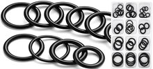 50 delig o-ringenset - o-ringen - 12 verschillende maten - afsluitringen - rubberringen
