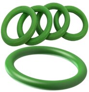 420 delig hitte bestendige o-ringen assortiment - groene o ringen - afdichtingsringen - temperatuur bestendige ringen - rubber 