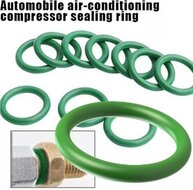 420 delig hitte bestendige o-ringen assortiment - groene o ringen - afdichtingsringen - temperatuur bestendige ringen - rubber 