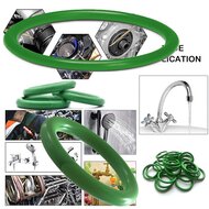 420 delig hitte bestendige o-ringen assortiment - groene o ringen - afdichtingsringen - temperatuur bestendige ringen - rubber 